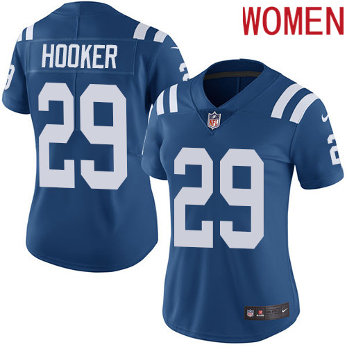 2019 Women Indianapolis Colts 29 Hooker blue Nike Vapor Untouchable Limited NFL Jersey